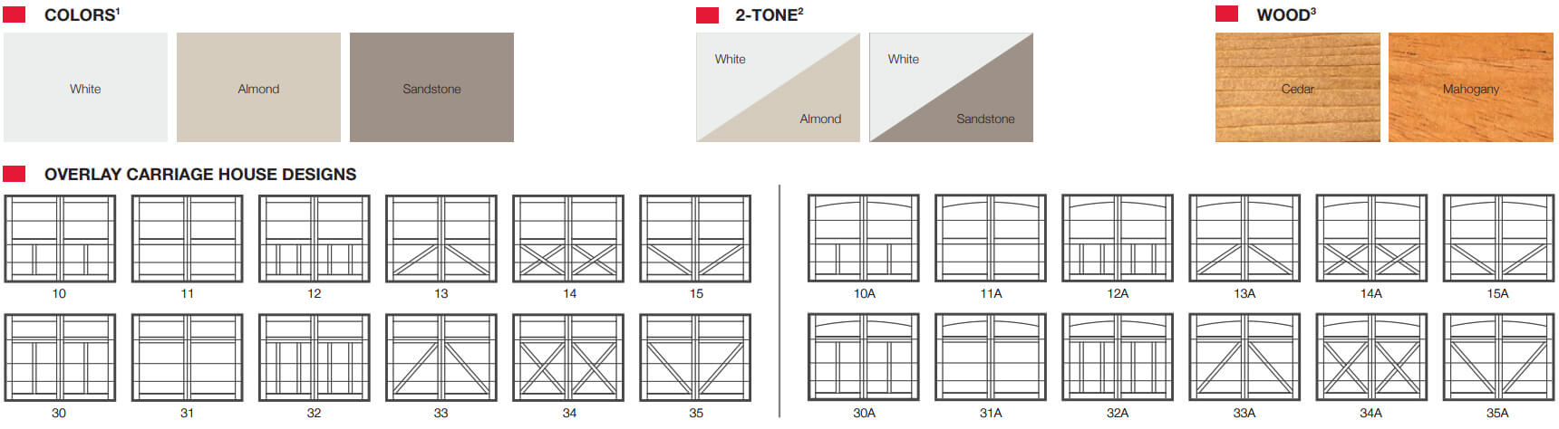 Overlay Carriage house Colors