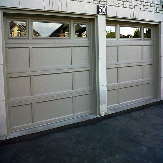 Overelay Recessed Panel To Garage, Panel Garage Door
