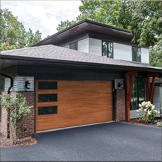 Skyline Flush Garage Door Style Designs