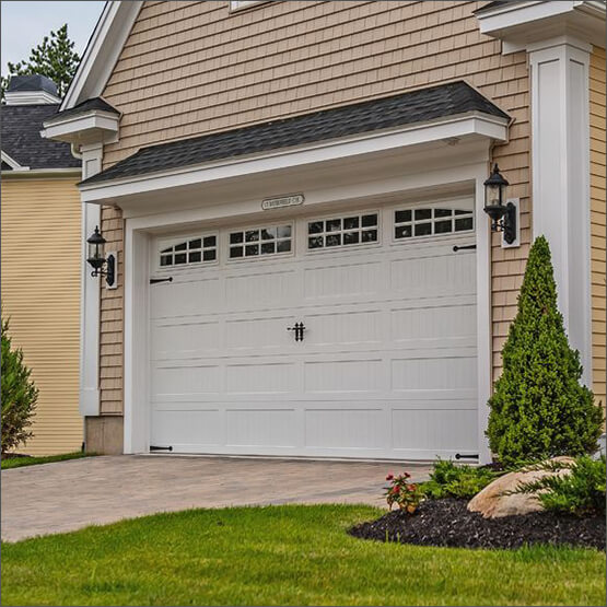 Stamped Carriage House White